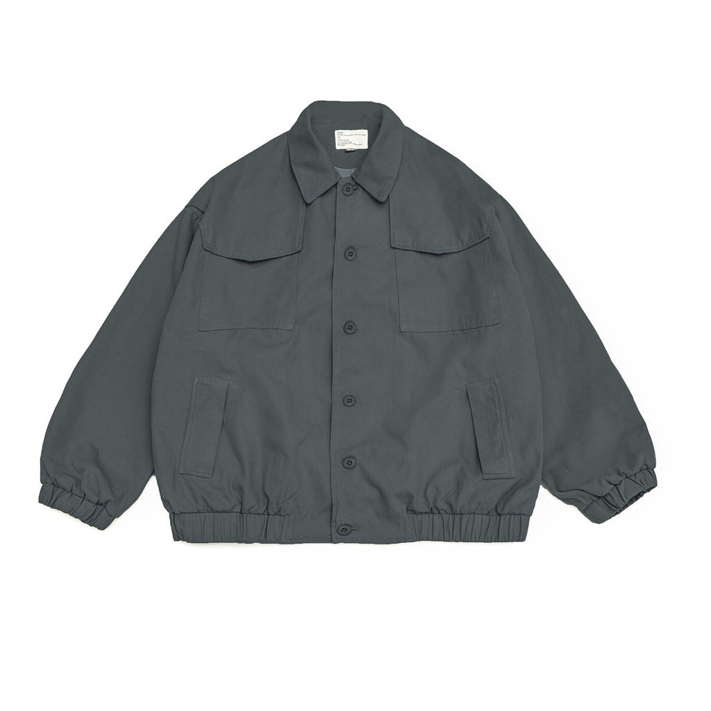 Loose Fit Workwear Jacket for Men with Multiple Pockets
