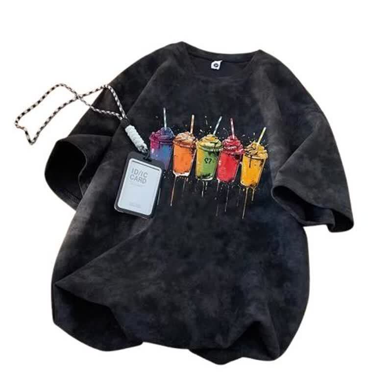 Tie-Dye Short Sleeve T-Shirt for Men