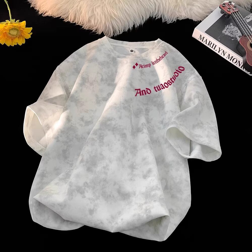 Tie-Dye Short Sleeve T-Shirt for Men