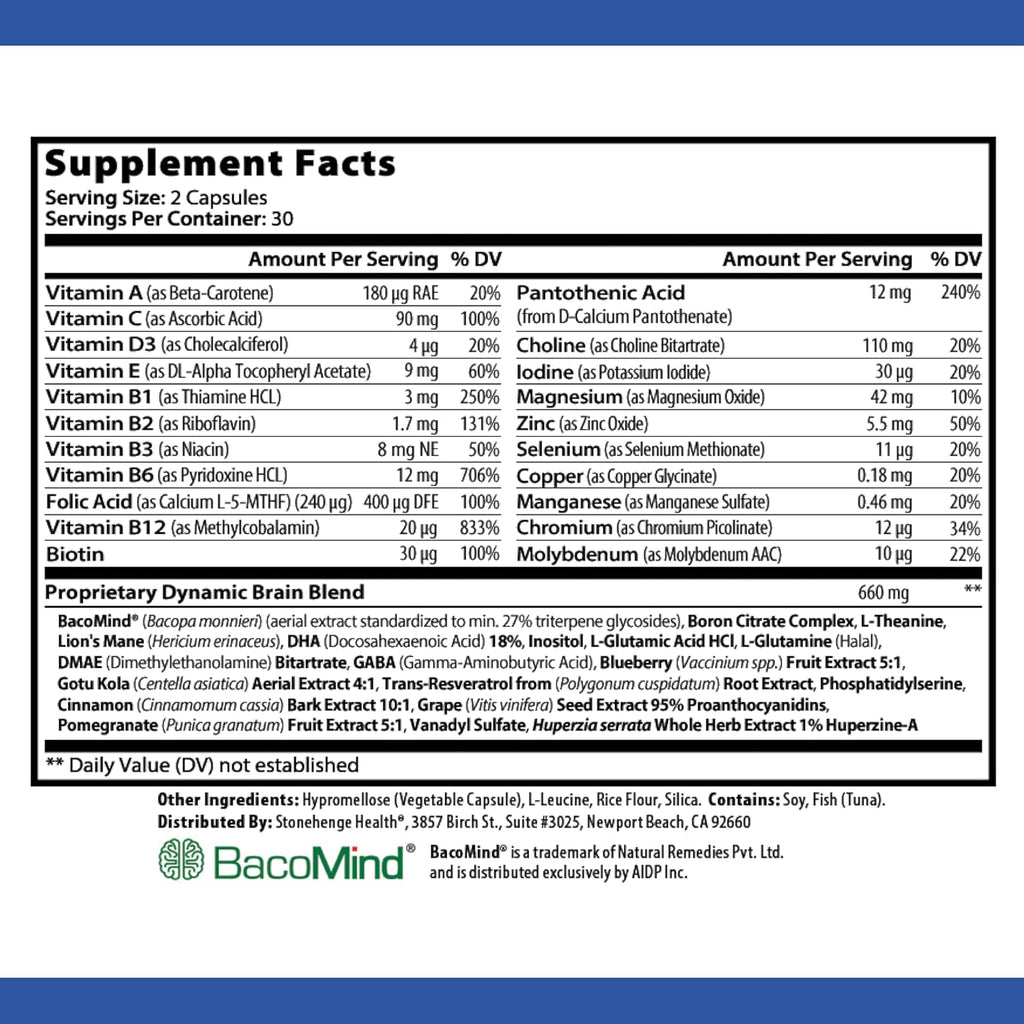 Stonehenge Dynamic Brain | Memory Supplement