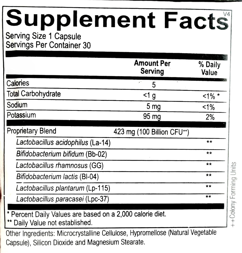 Ortho biotic 100 billion Potency Probiotic Supplement