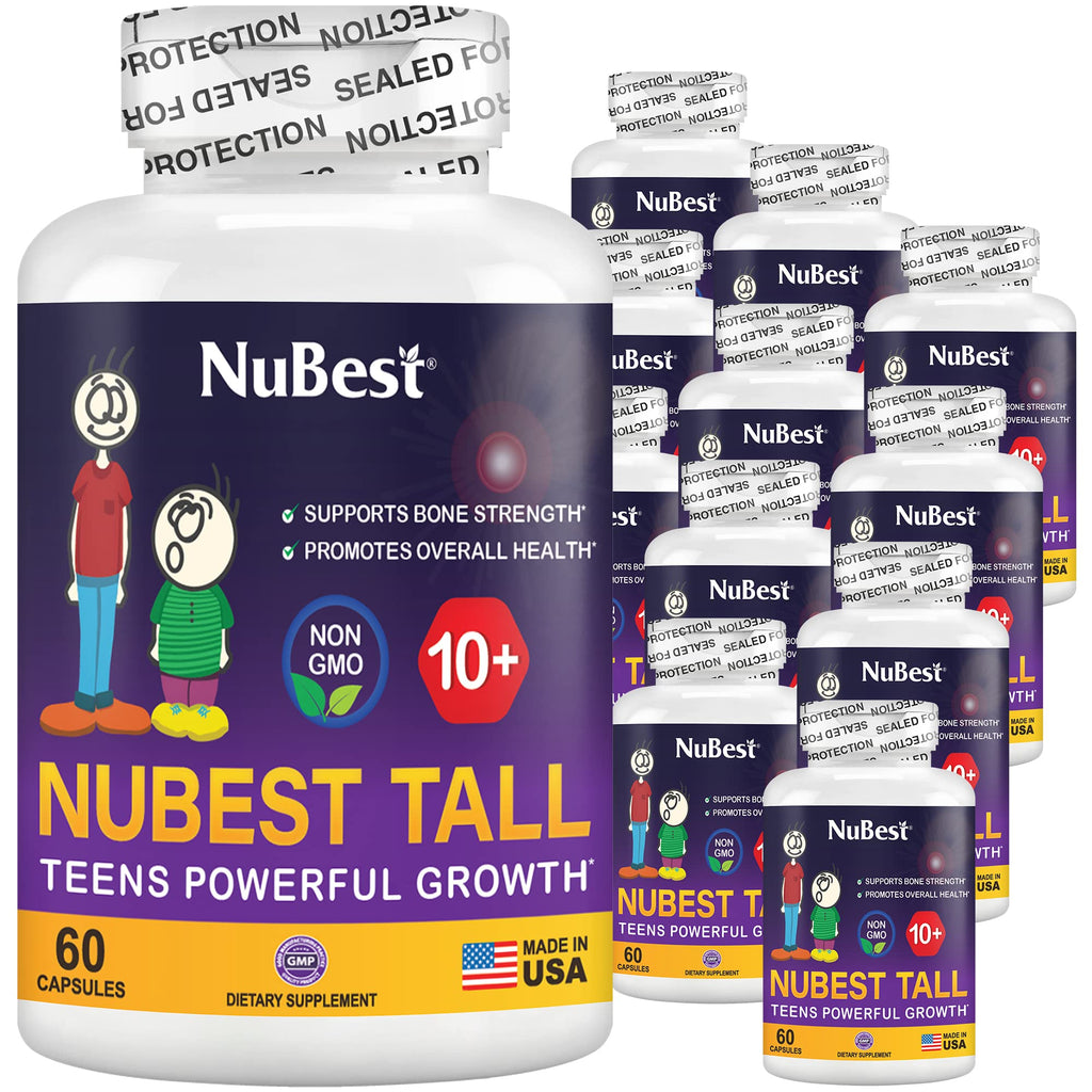 NuBest Tall 10+, Powerful Growth Support for Teens - 60 Capsules