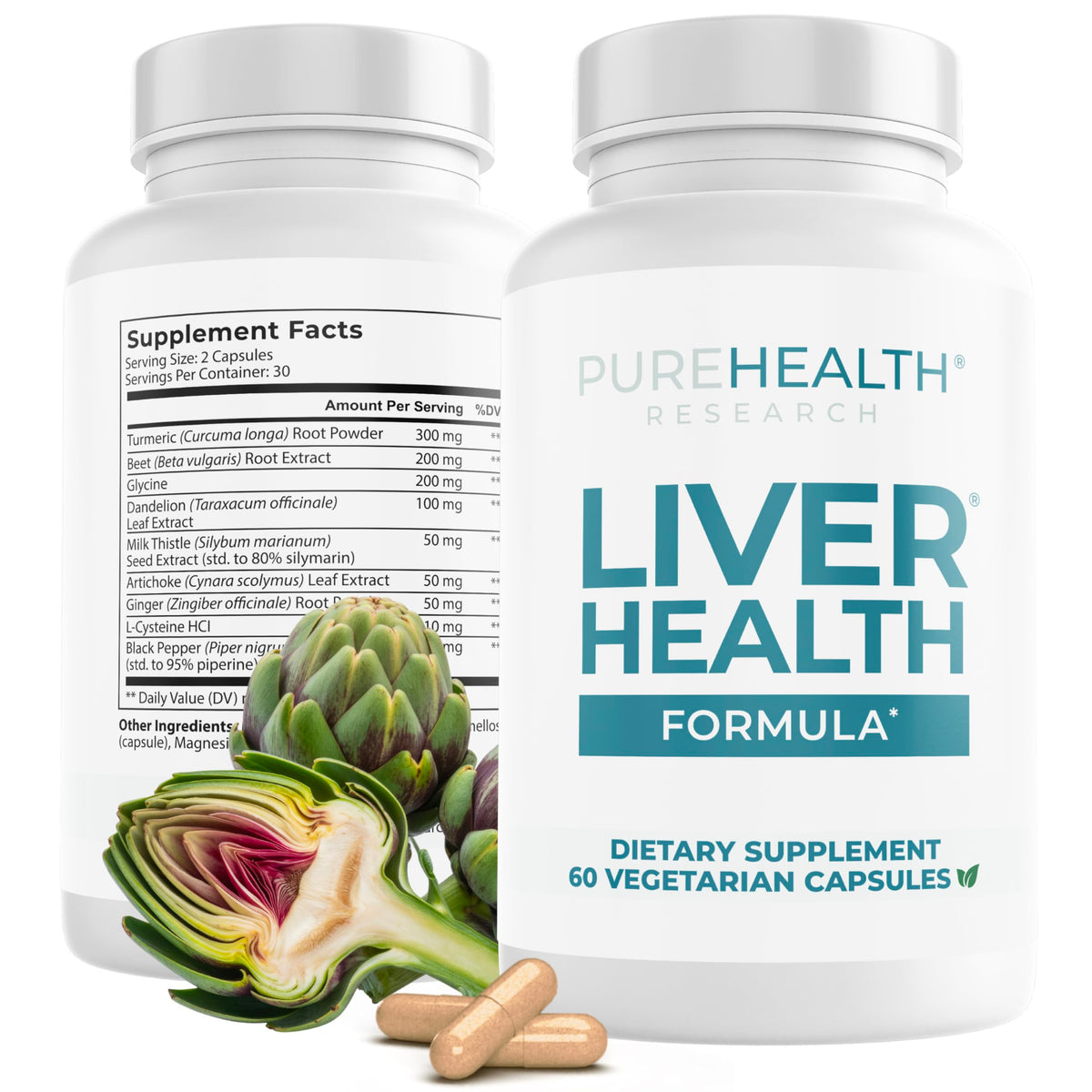 PUREHEALTH RESEARCH Liver Health – Advanced Liver Cleanse, Detox & Repair Support