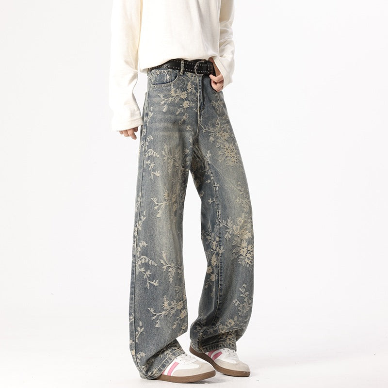 Denim Pants for Men Leg Long Pants
