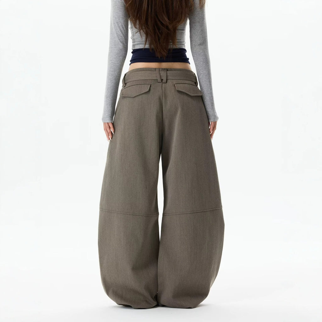 Wide-Leg Trousers for Men and Women Casual Pants