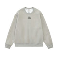 Splicing round neck hoodie for men
