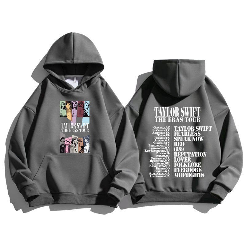 Men Hoodies Taylor The Eras Tour Print