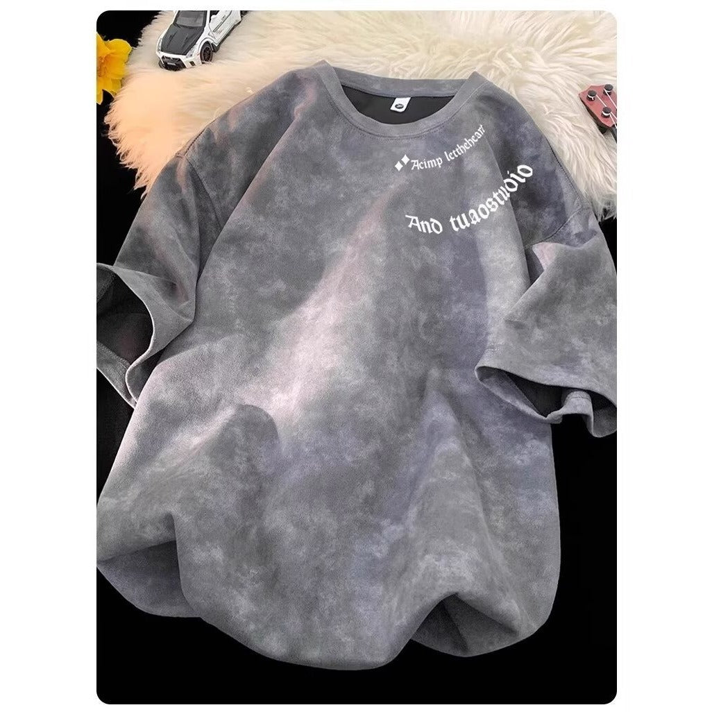 Tie-Dye Short Sleeve T-Shirt for Men