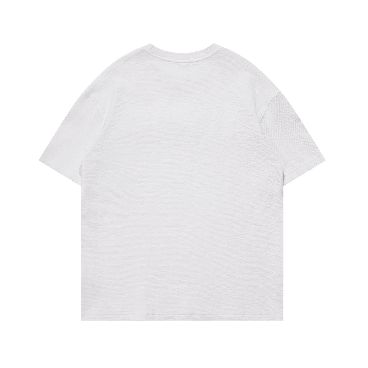 Letter embossed loose short sleeved men