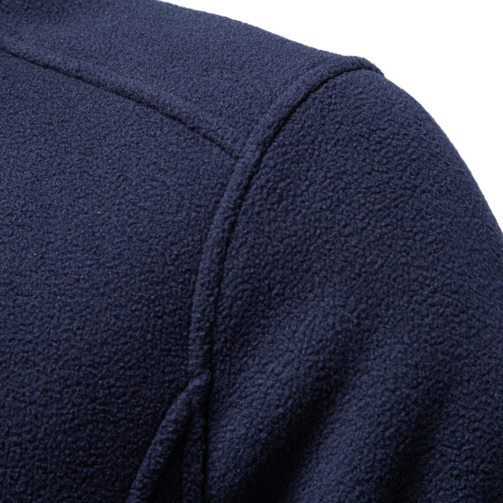 Zipper long sleeved jacket for men