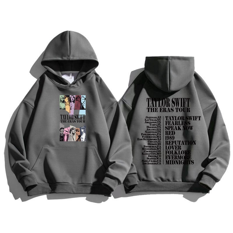 Men Hoodies Taylor The Eras Tour Print