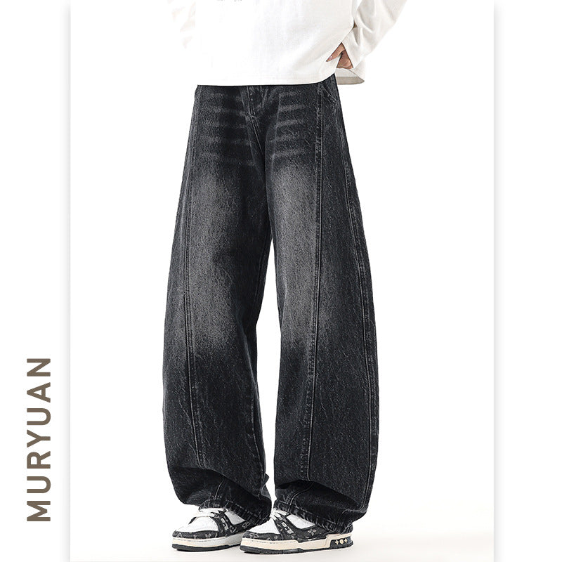 Denim Pants for Men, Vintage Washed