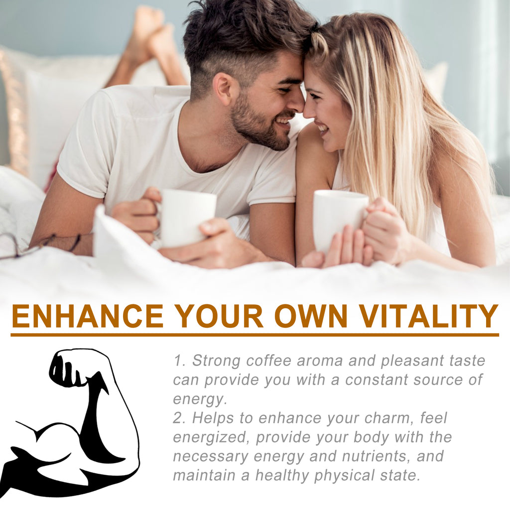 Men's Coffee, Relax The Body And Mind Stress Relieve Fatigue Enhance Men's Vitality Instant Coffee