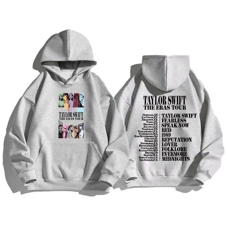 Men Hoodies Taylor The Eras Tour Print