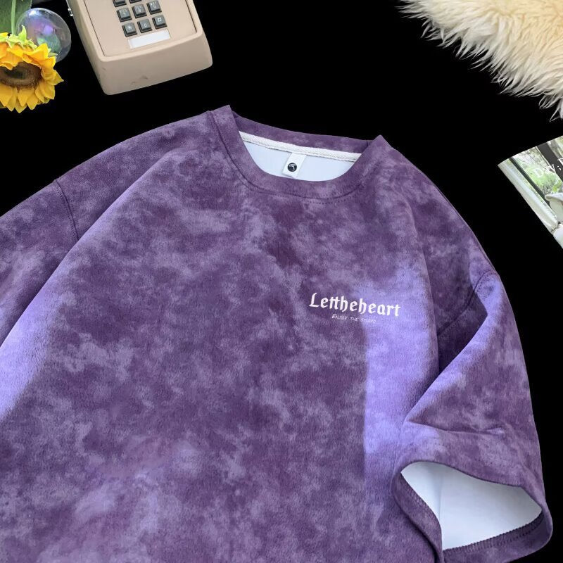 Tie-Dye Short Sleeve T-Shirt for Men
