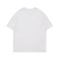 Letter embossed loose short sleeved men