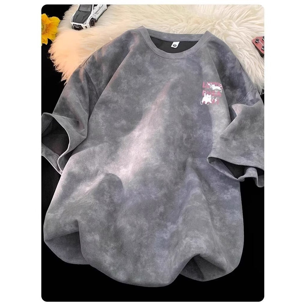 Tie-Dye Short Sleeve T-Shirt for Men