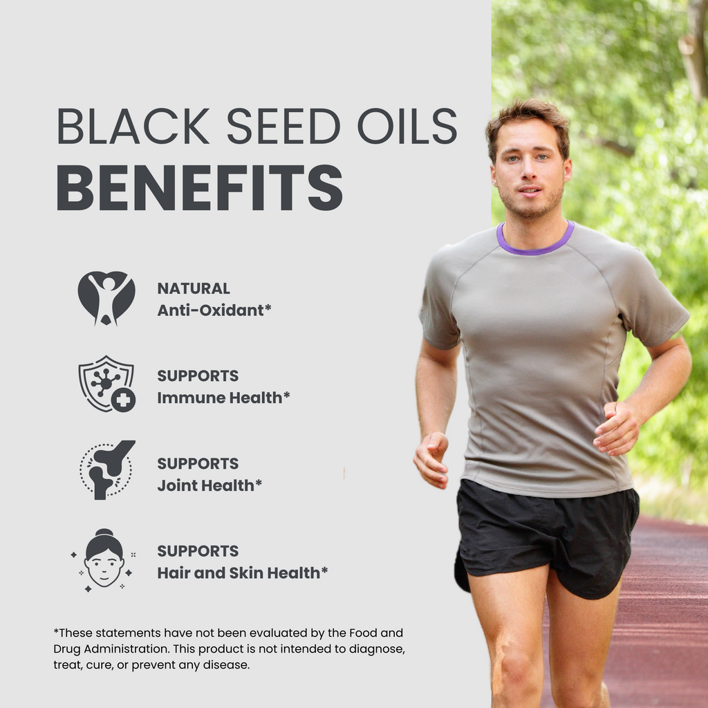 Halal Black Seed Oil Veggie Capsules (3Pack)