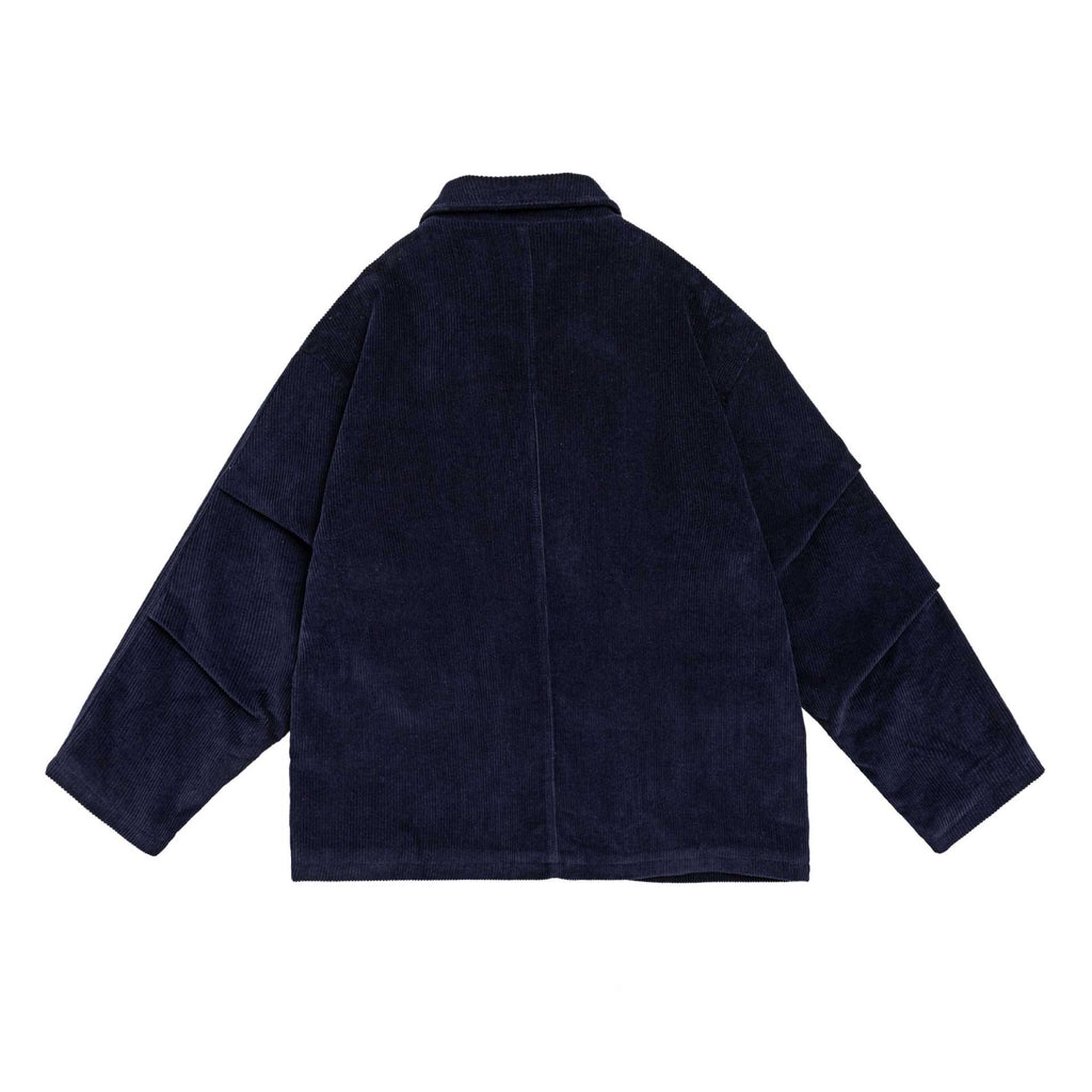 Double-Breasted Oversized Corduroy Blazer Jacket for Men