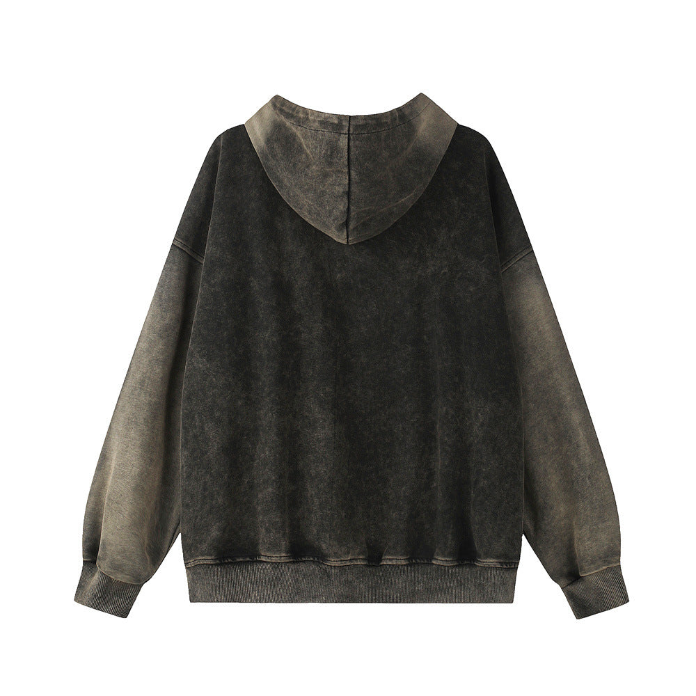Old hooded sweatshirt for men