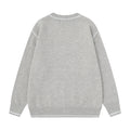 Loose round neck sweater for men