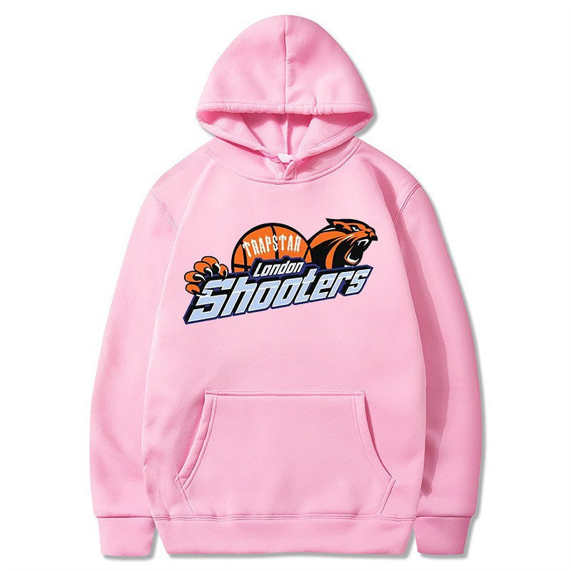 Hoodie with Tiger Head Print for Men and Women