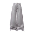 Minimalist Gray Denim Pants for Men