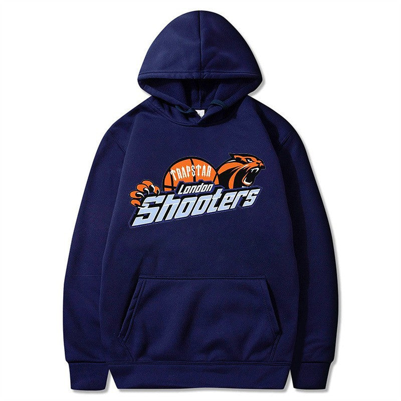 Hoodie with Tiger Head Print for Men and Women