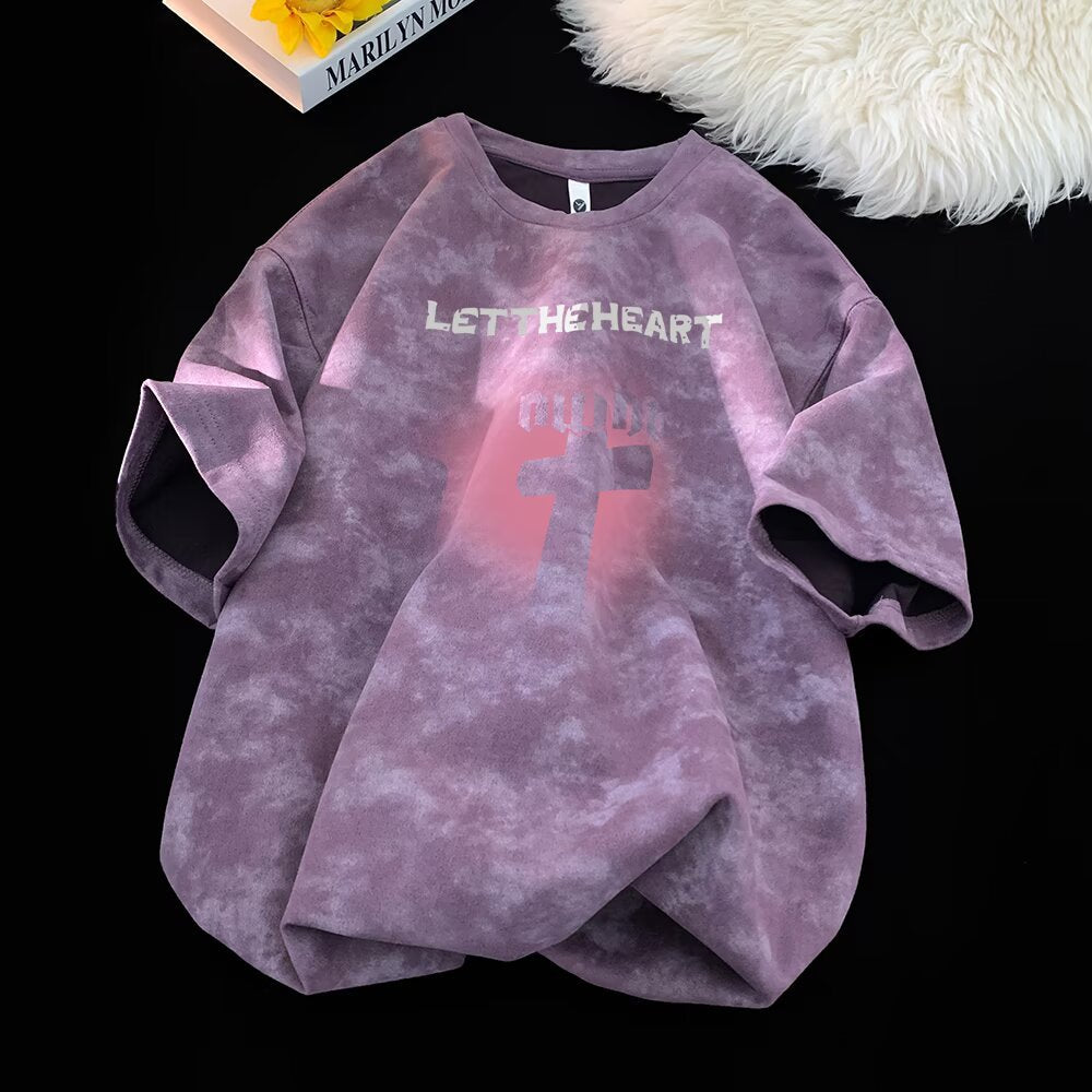Tie-Dye Short Sleeve T-Shirt for Men