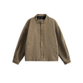 Old collar workwear jacket for men