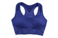 Mesh Stitching Hollow Beauty Back Wireless Sujetador Deportivo Running Workout Yoga Bra Seamless Sports Bras Crop Top for Womens