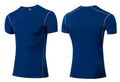 Custom Quick Dry Flatlock Seam Short Sleeves Compression Shirt Gym Workout Compression t Shirt Fitness Compression Running Shirt
