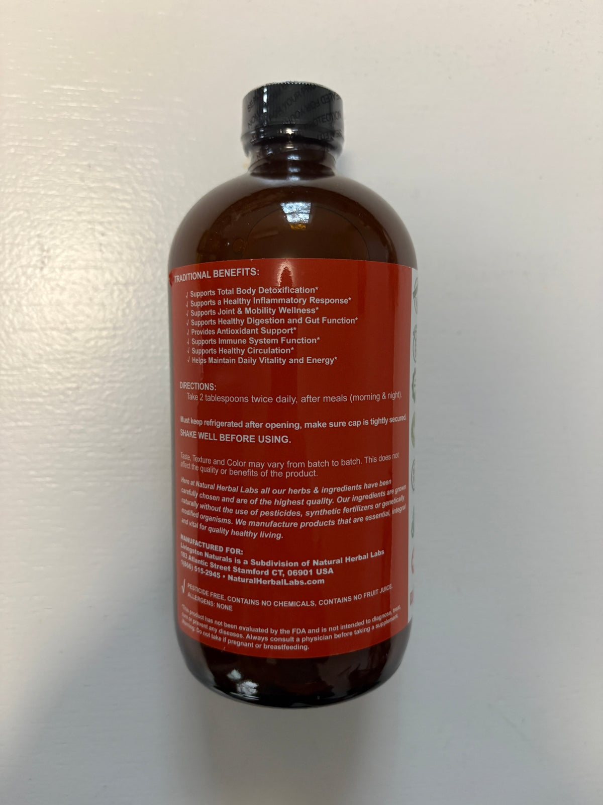 Organic Soursop Turmeric Bitters