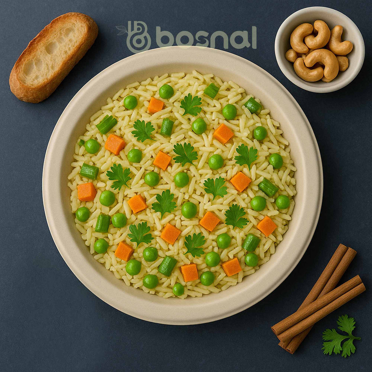 10 Inch Round Compostable Plates – 500 Pcs, 100% Sugarcane Bagasse, Eco-Friendly Disposable Plates for Hot & Cold Meals, Microwave Safe, BPA-Free, Sturdy