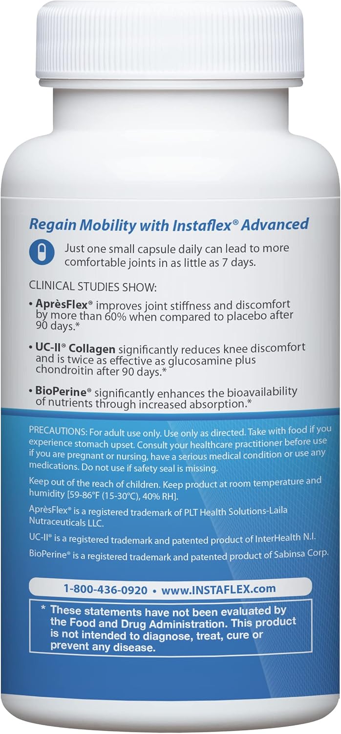Instaflex Advanced Joint Relief Supplement - 30 Count New