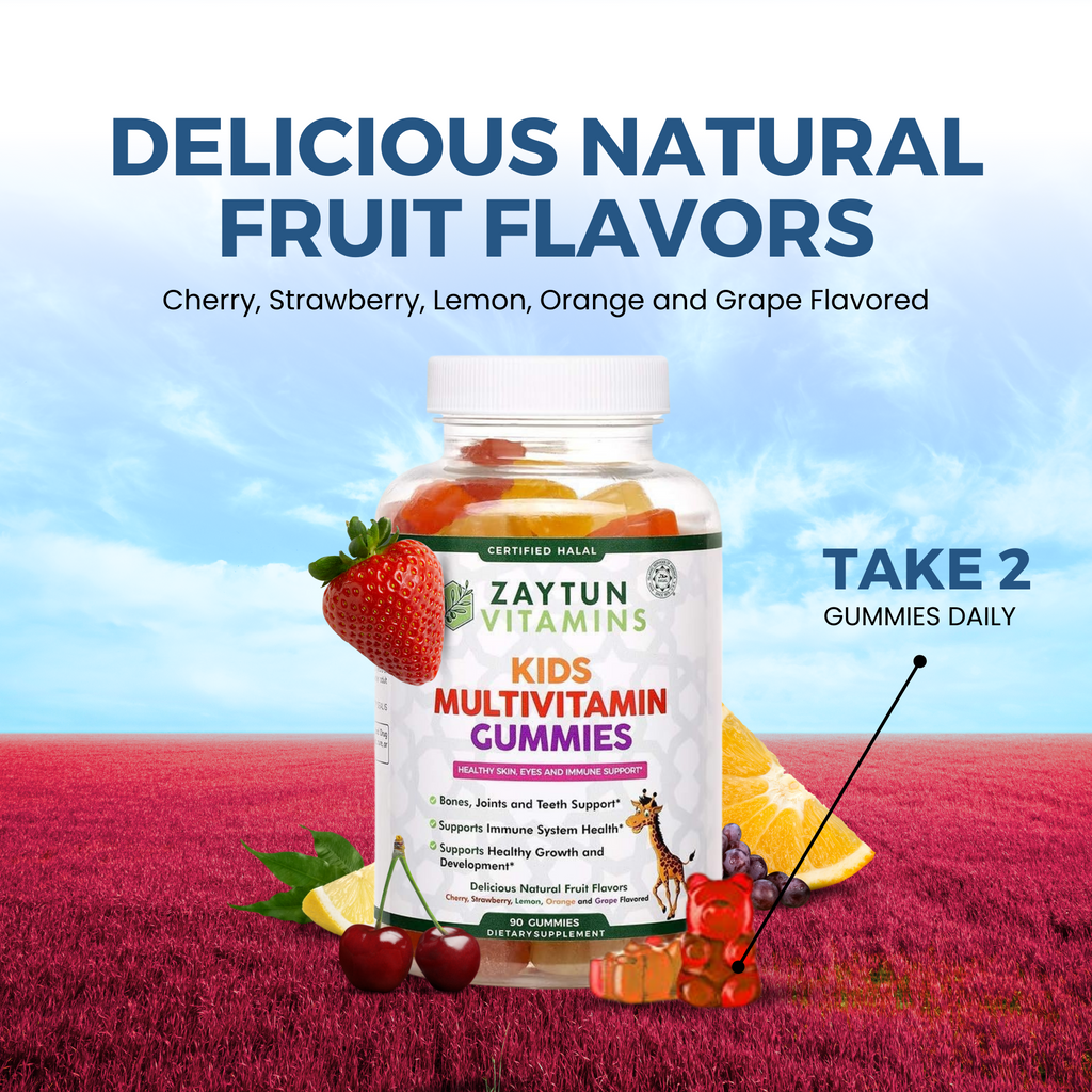 Halal Kids Multivitamin Gummies (3Pack)