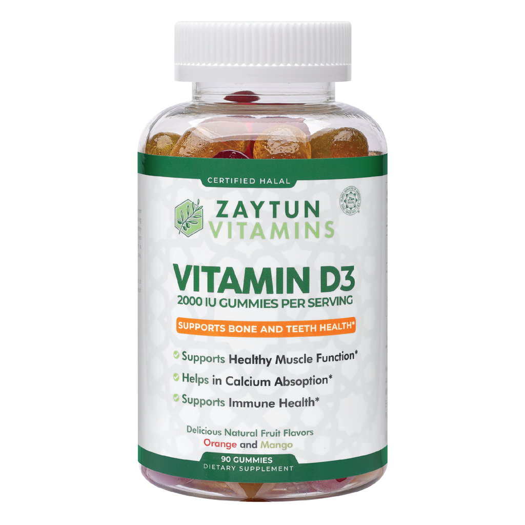 Halal Vitamin D3 2000IU Gummies