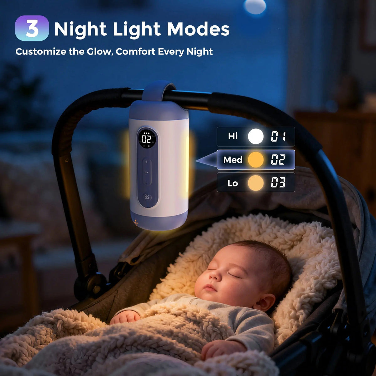 Momfann Smart Baby Rocker Vibration Device