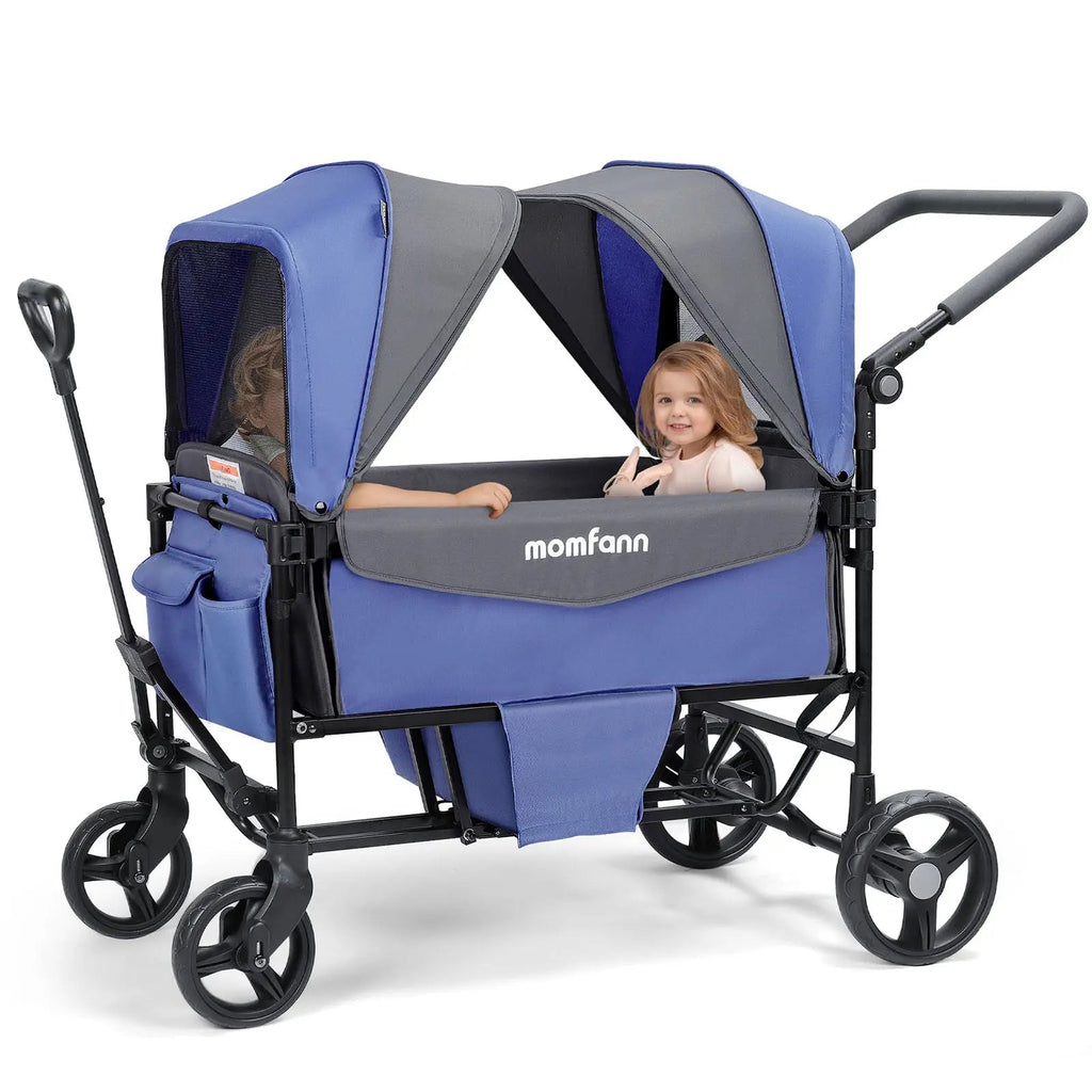 Momfann 4-in-1 Double Stroller Wagon for Kids