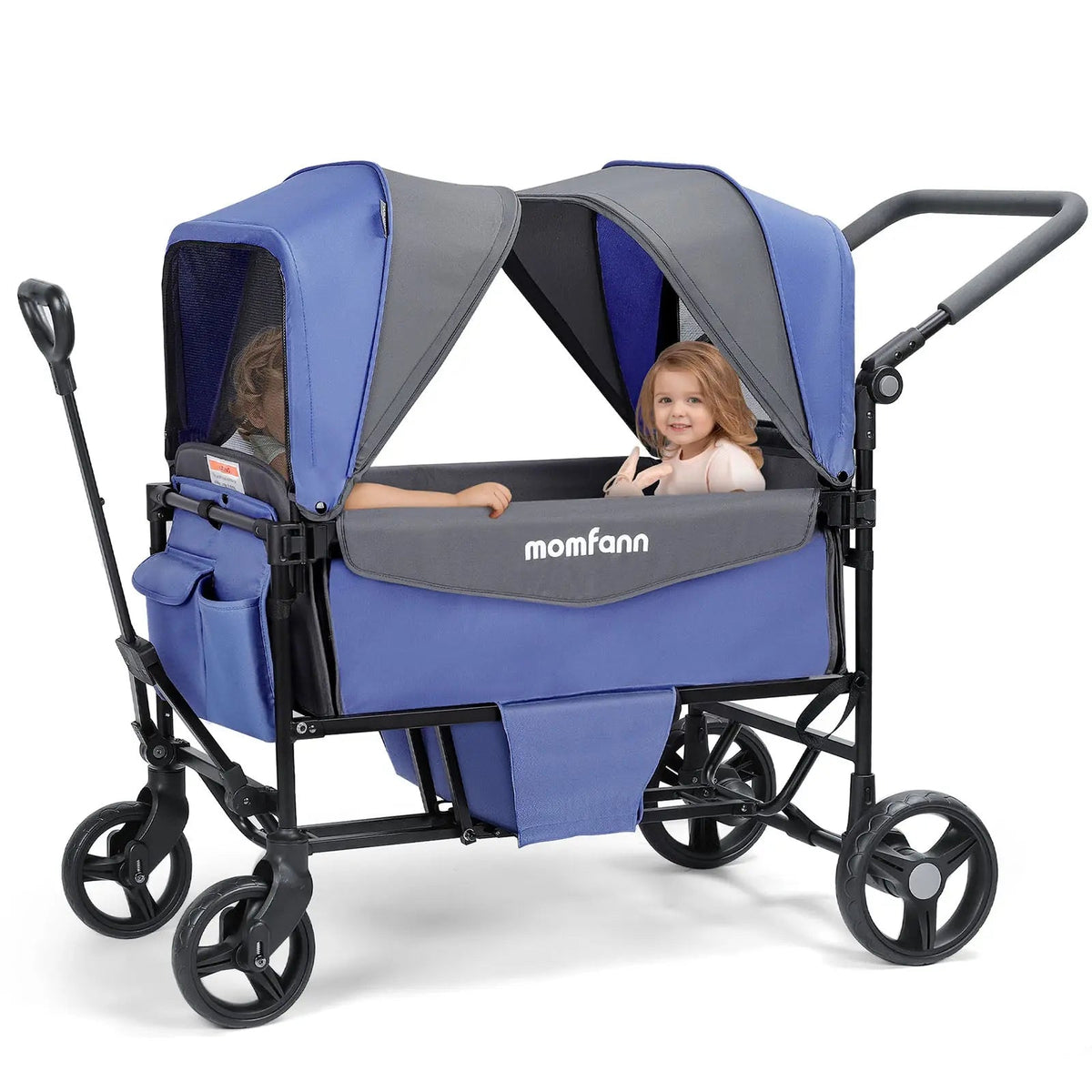 Momfann 4-in-1 Double Stroller Wagon for Kids