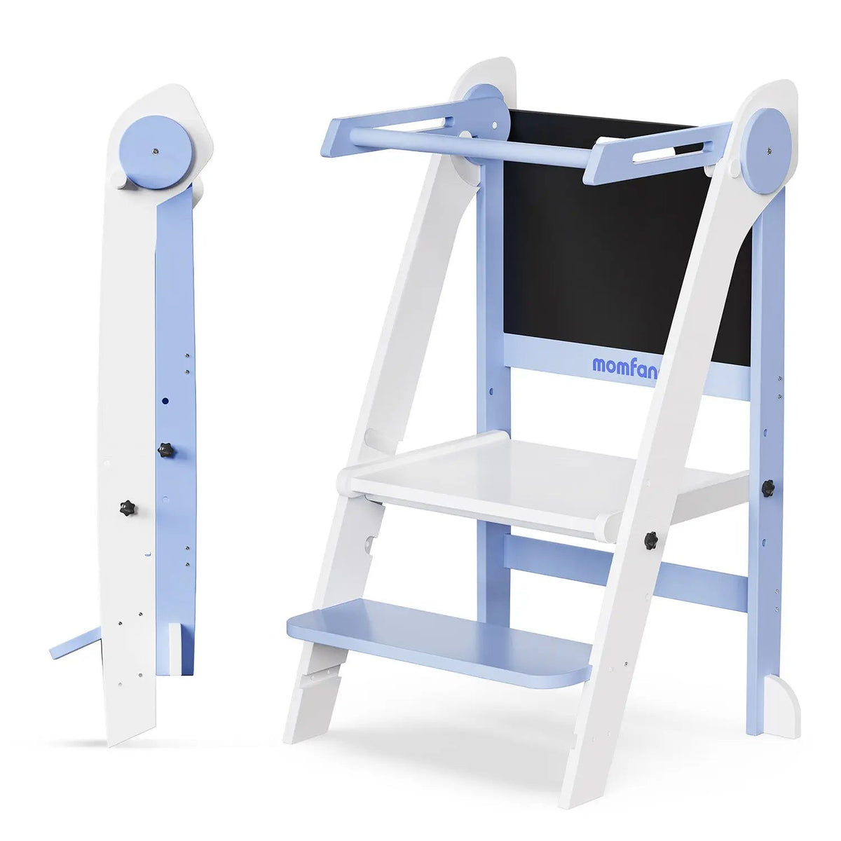 Momfann Foldable Toddler Tower with Chalkboard