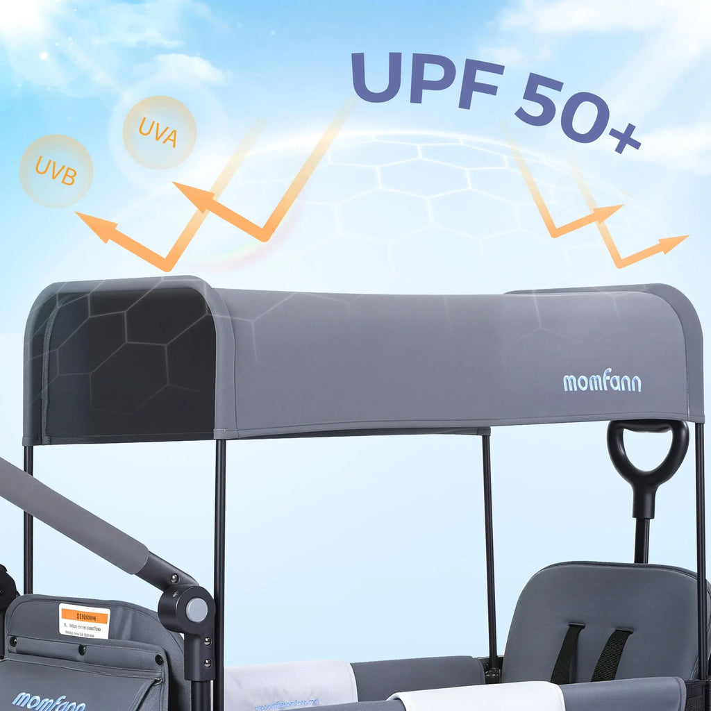 Momfann Lightweight Double Stroller Wagon for Kids