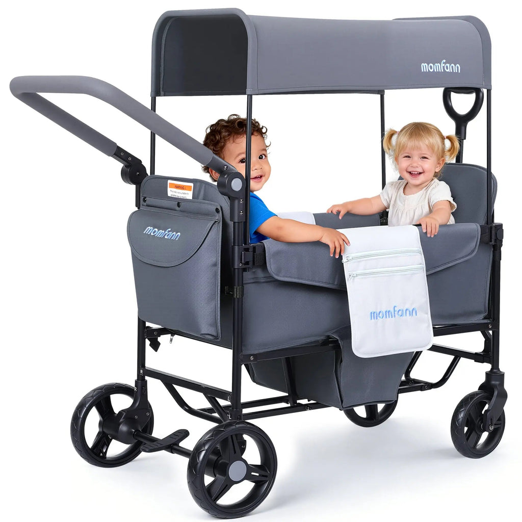 Momfann Lightweight Double Stroller Wagon for Kids