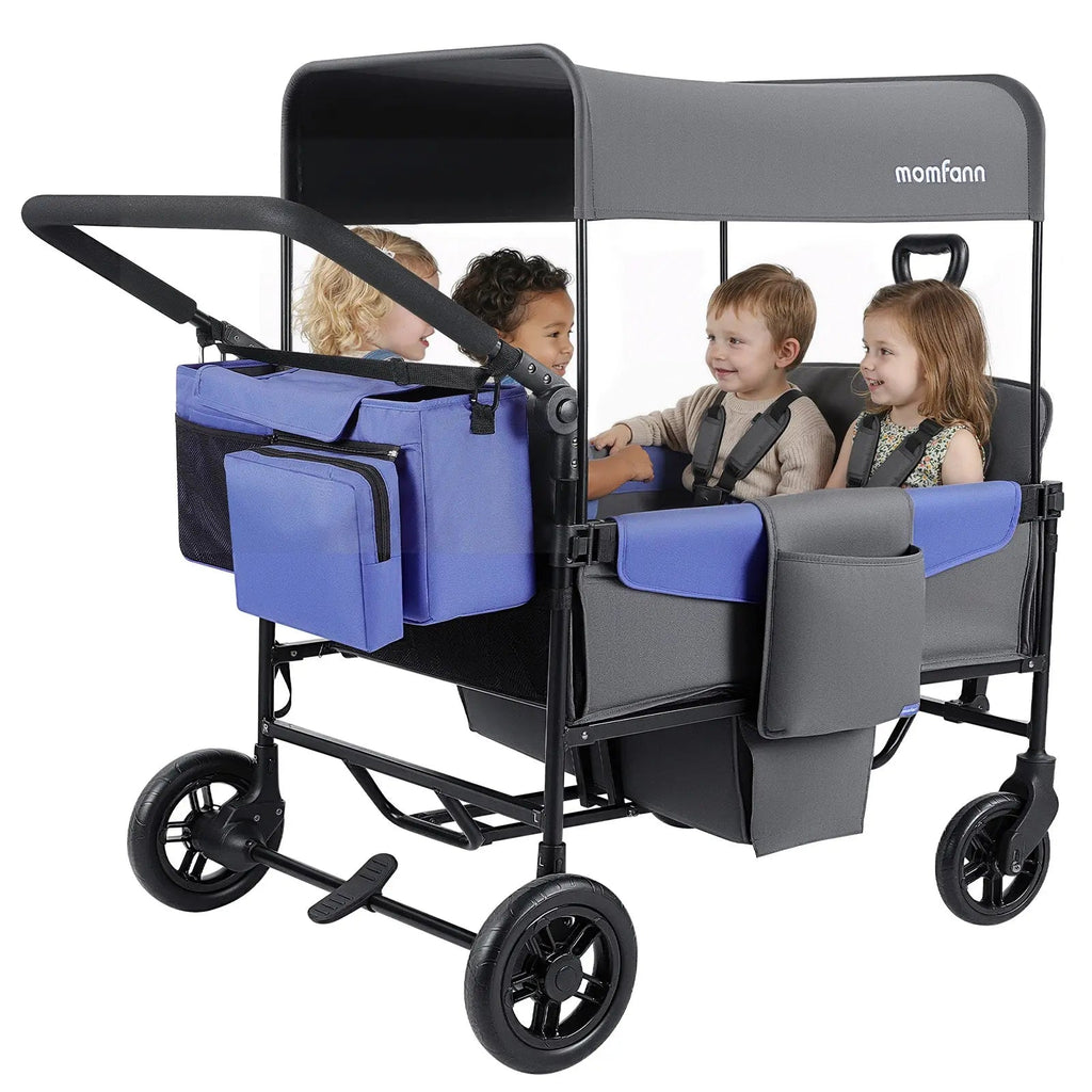 Momfann 4-Seater All-Terrain Stroller Wagon for Kids