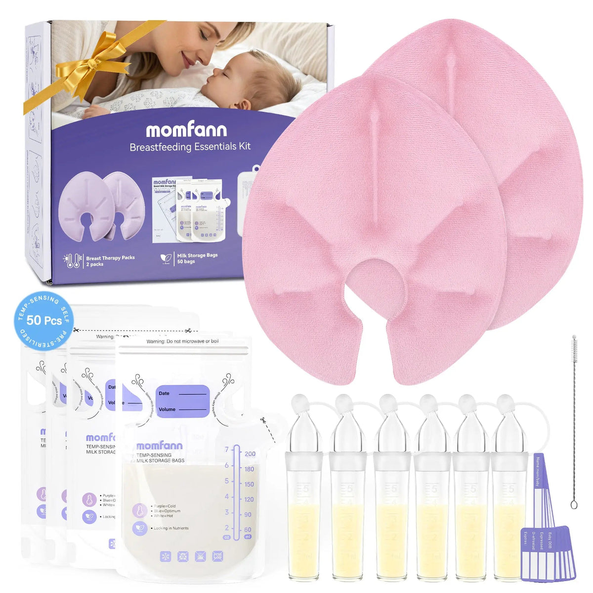 Momfann 58-Piece Breastfeeding Essentials Kit