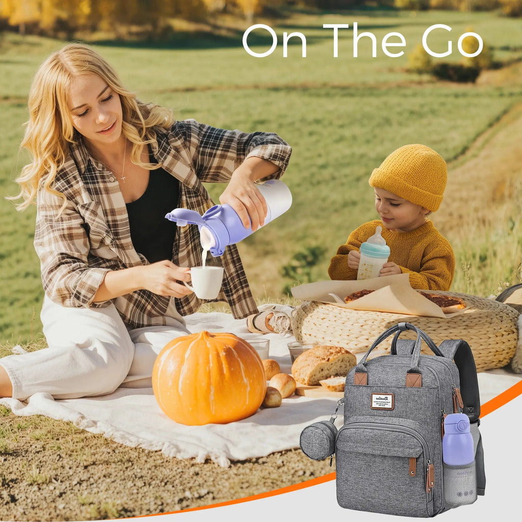 Momfann Portable Travel Bottle Warmer for Breast Milk & Water
