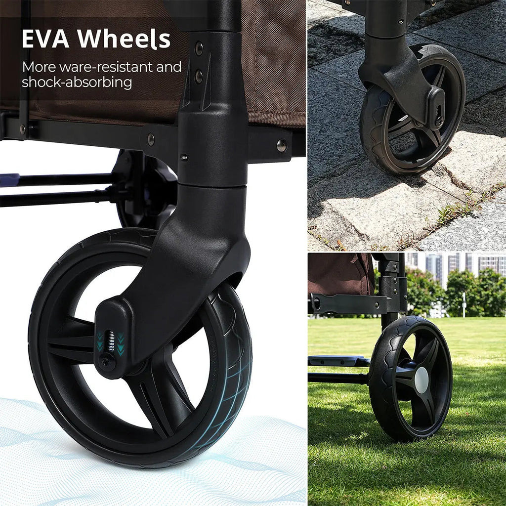 Momfann 4-in-1 Double Stroller Wagon for Kids
