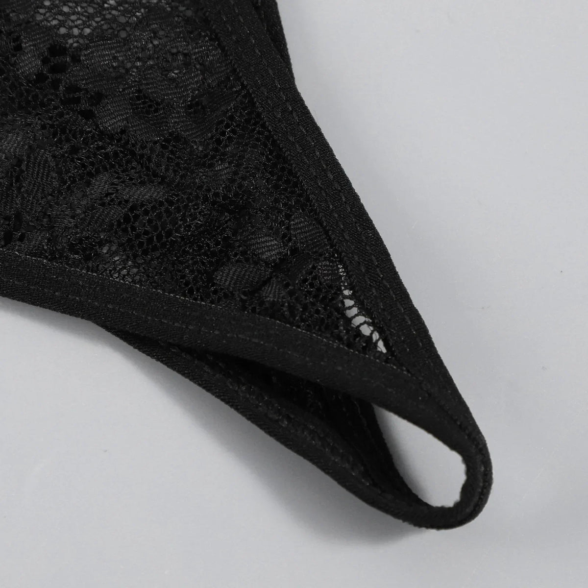 Porn 3pcs Lace Underwear Set Women Sexy Lingerie Halter Bra and Panties Garter Intimate Erotic Babydolls Sex Costumes