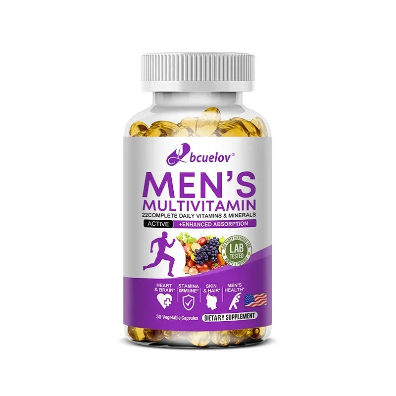 Men's Daily Multivitamin - 22 Vitamins & Minerals, Dietary Supplement for Immunity, Energy, Digestion, Skin, and Overall Health
