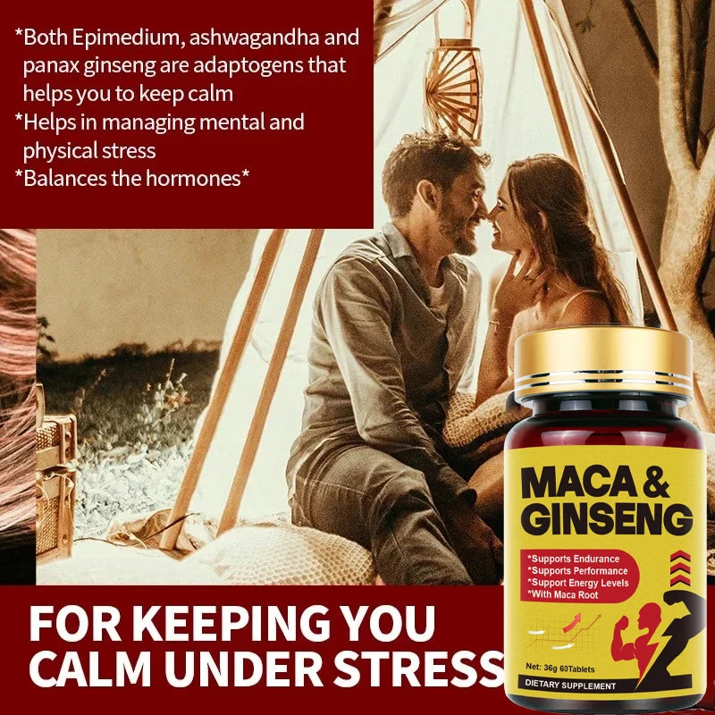 Organic Epimedium Capsules for Men and Women - Herbal Tablets for Health
